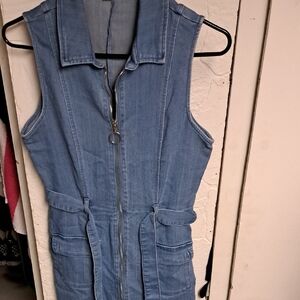 Haute Monde Blue Denim Dress